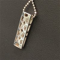Collana Vidali Gioielli Donna in Oro bianco Zircone COOR-8-34 - COOR-8-34